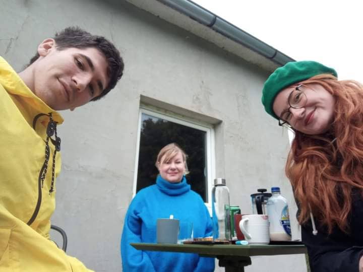 Alexandra Múdra, Alfréd Tóth a Eva Luka na rezidencii